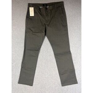 Matchstick Pants Mens 38 Charcoal Gray Straight Leg Argus 38X30 Trousers New
